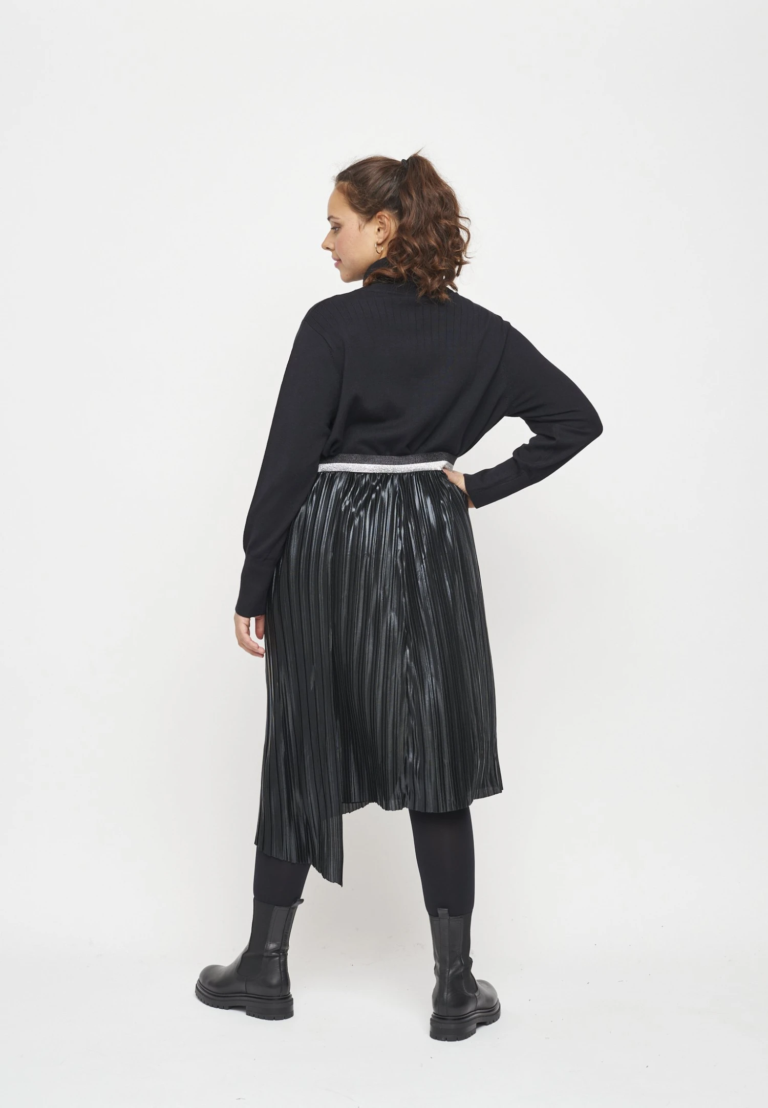 Skirt - Gonna A Portafoglio - Black 4 Skirt - Gonna A Portafoglio - Black - immagine 2