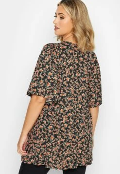 Pleated SwingT-Shirt Con StampaBlack Donna T-shirt E Top YOD21D0W1-Q11 -Vendite ONLY bd798abad66d438ea5c0411af1a3eaeb