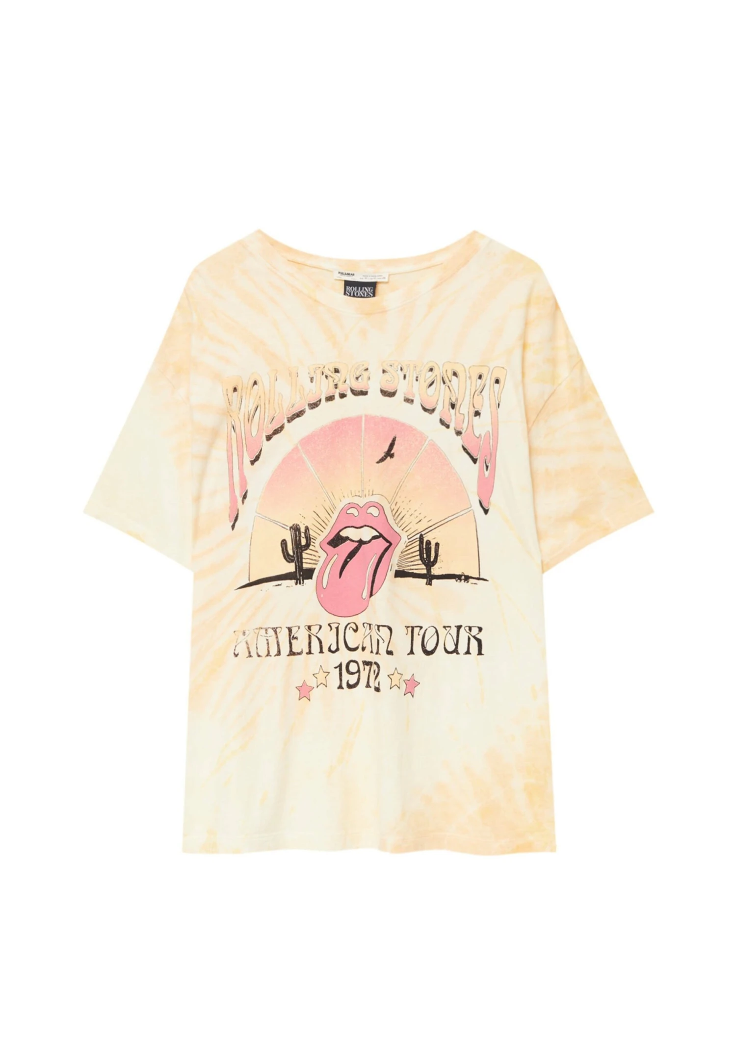 PULL & BEAR The Rolling Stones American Tour 1972T-Shirt Con StampaMulti Coloured Donna T-shirt E Top PUC21D2F0-B11 7 PULL & BEAR The Rolling Stones American Tour 1972T-Shirt Con StampaMulti Coloured Donna T-shirt E Top PUC21D2F0-B11 - immagine 5