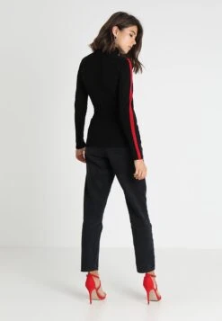 MORGAN MentoiMaglioneNoir/Rouge Donna T-shirt E Top M5921I0EF-Q11 -Vendite ONLY bfd2fed731714468a3367c6b11165e0f