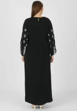 Crew Neck Plus Size Dress Alia - Vestito Lungo - Black -Vendite ONLY c063495d8ad9429d8fe7ec74d57e4b1d
