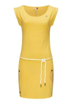 Ragwear Vestito Di Maglina - Yellow