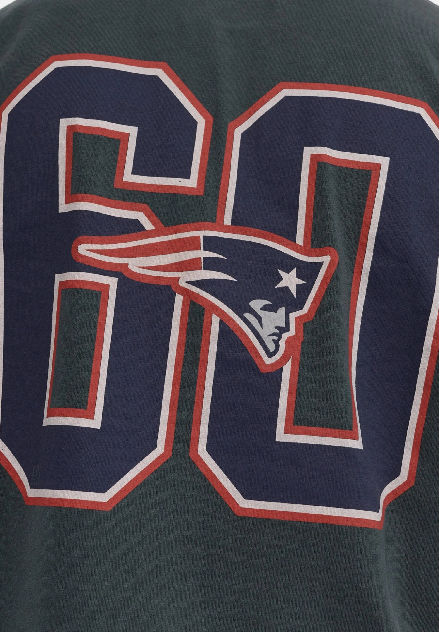Nfl Patriots 17 Washed - T-Shirt Con Stampa - Black 10 Nfl Patriots 17 Washed - T-Shirt Con Stampa - Black - immagine 8