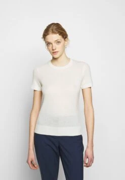THEORY Basic Tee FeatherT-Shirt BasicIvory Donna T-shirt E Top T4021I00E-A11