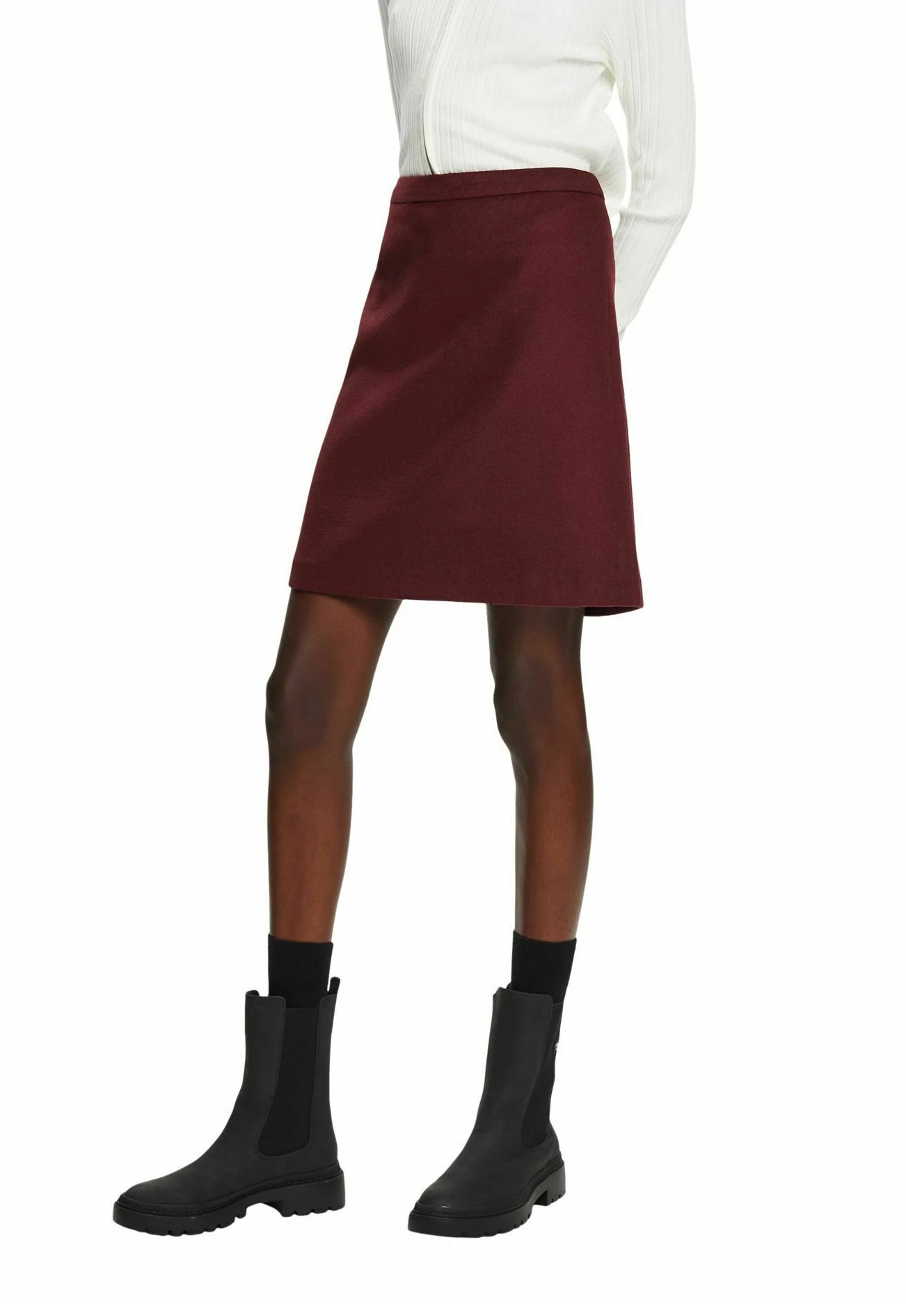 ESPRIT Regular Fit - Minigonna - Aubergine 9 ESPRIT Regular Fit - Minigonna - Aubergine - immagine 7