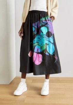 Desigual Globule LacroixGonna A PiegheBlack Donna Gonne DE121B0CJ-Q11