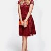 HotSquash LaceVestito EleganteRed Donna Vestiti HOW21C013-G11 -Vendite ONLY cdbeac93f0ab4fc188456ebff4d97fa2