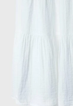 Stradivarius Buttoned Peasant Gonna LungaWhite Donna Gonne STH21B0IY-A11 -Vendite ONLY ceb5ed10c9ec46a7bd61a3944987a41d