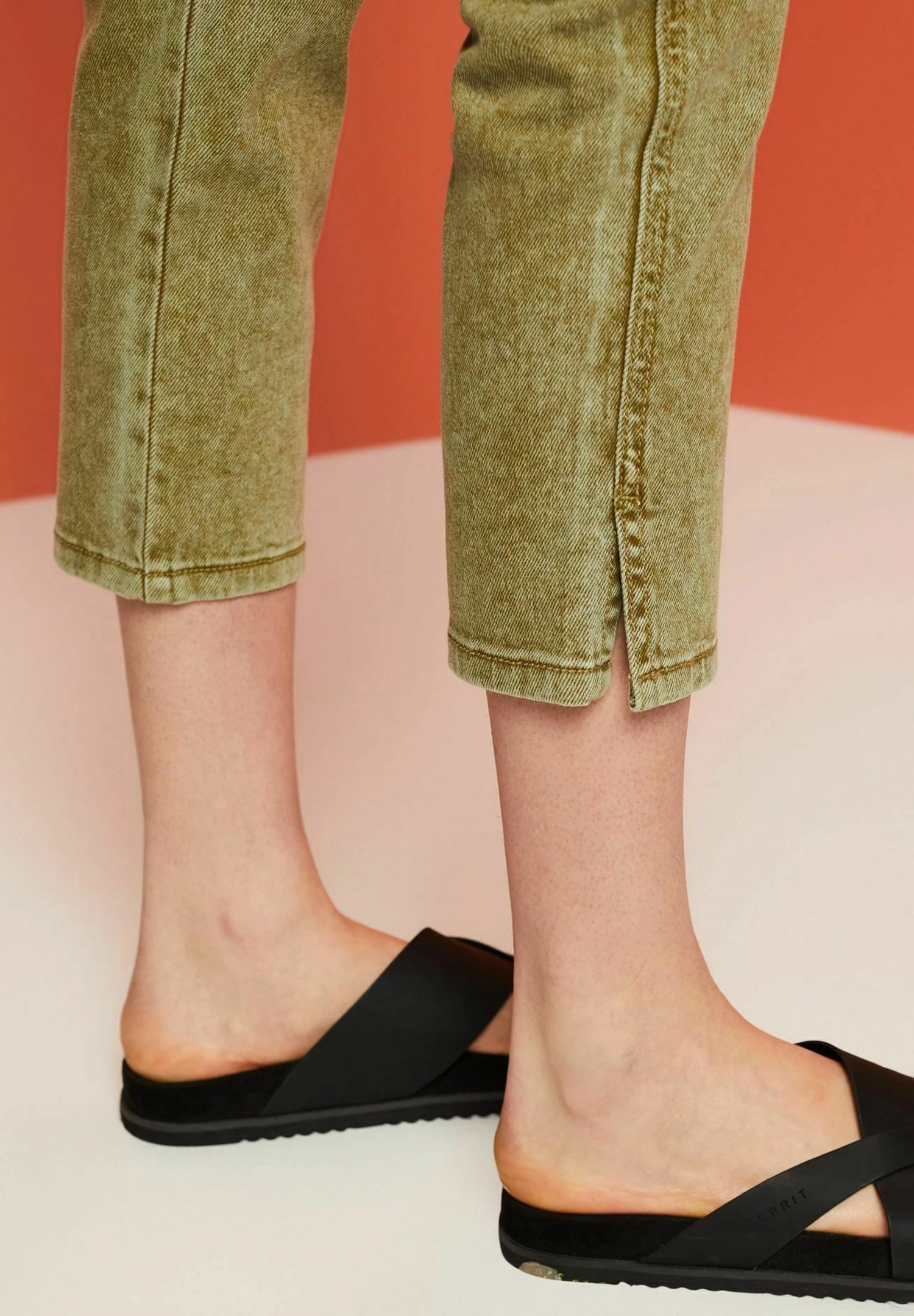 Edc By Esprit Jeans Slim Fit - Pistachio Green 9 Edc By Esprit Jeans Slim Fit - Pistachio Green - immagine 7