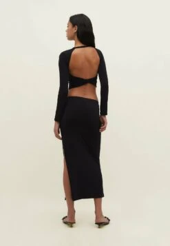 Stradivarius With Side Slit - Gonna A Tubino - Black -Vendite ONLY d0a0b6b7fe3b4f00a909c9757bd61ec4