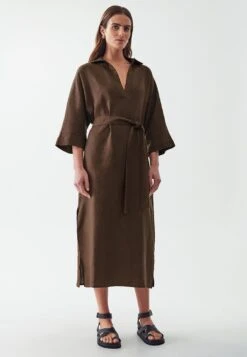 Calli Dom Abito A CamiciaChocolate Donna Vestiti CFY21C00F-O11