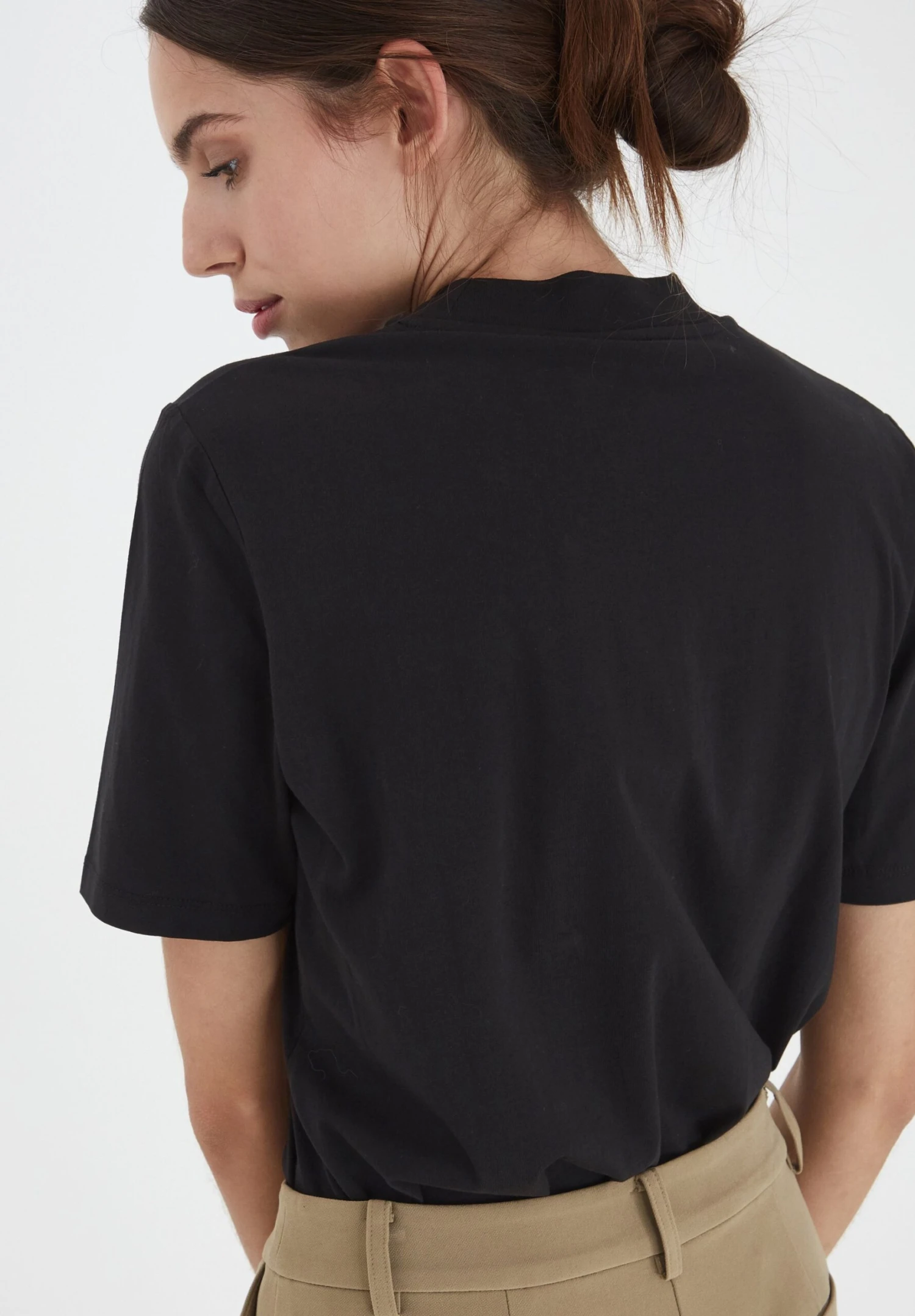 ICHI Ihrania Ss - T-Shirt Basic - Black 4 ICHI Ihrania Ss - T-Shirt Basic - Black - immagine 2