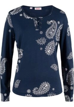 BedrucktMaglietta A Manica LungaBlue Donna T-shirt E Top B3D21D1OZ-K11 -Vendite ONLY d3fc5ec284bc45dda4c3db673541807c