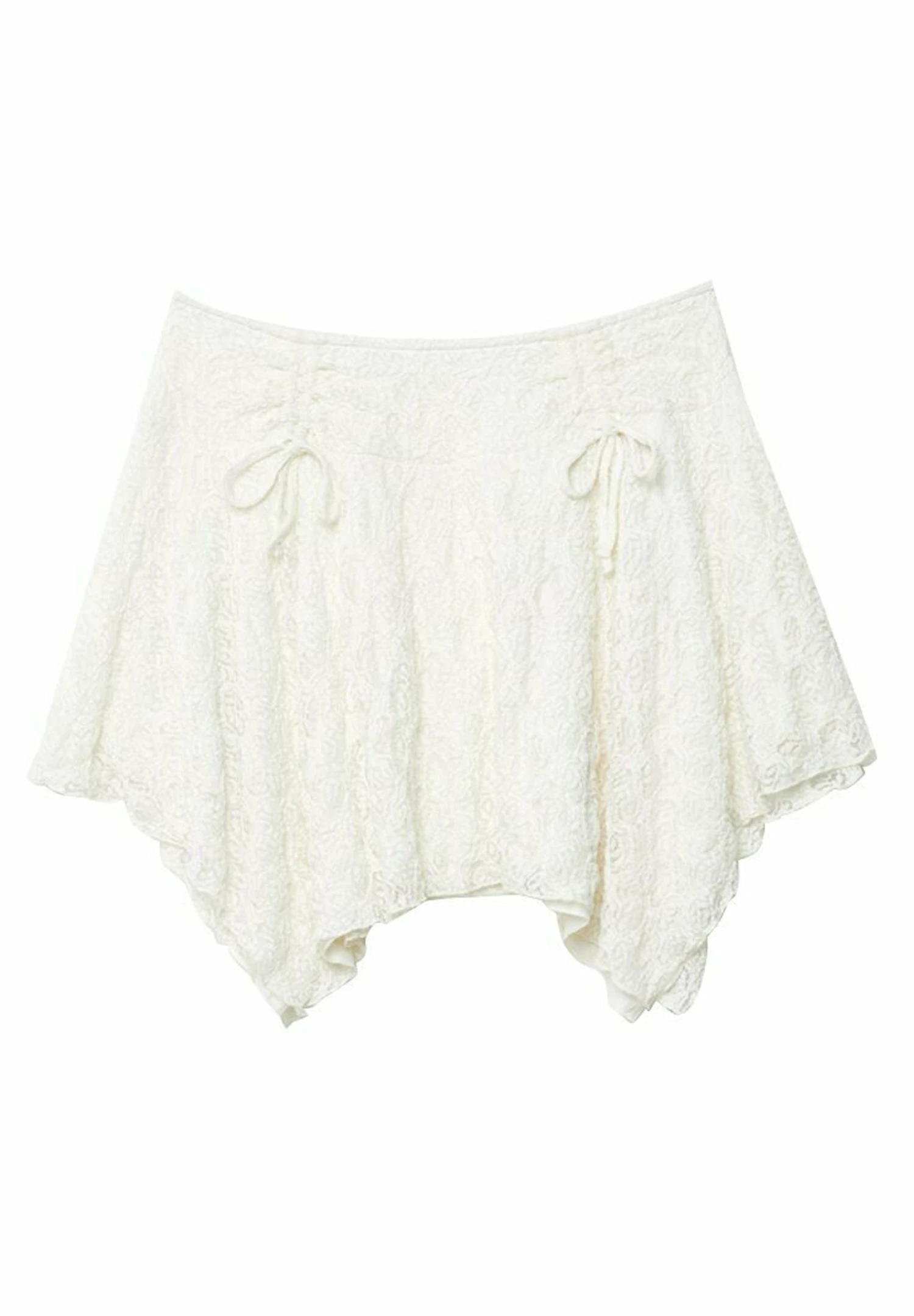 Stradivarius With Pointed Detail - Minigonna - White 7 Stradivarius With Pointed Detail - Minigonna - White - immagine 5