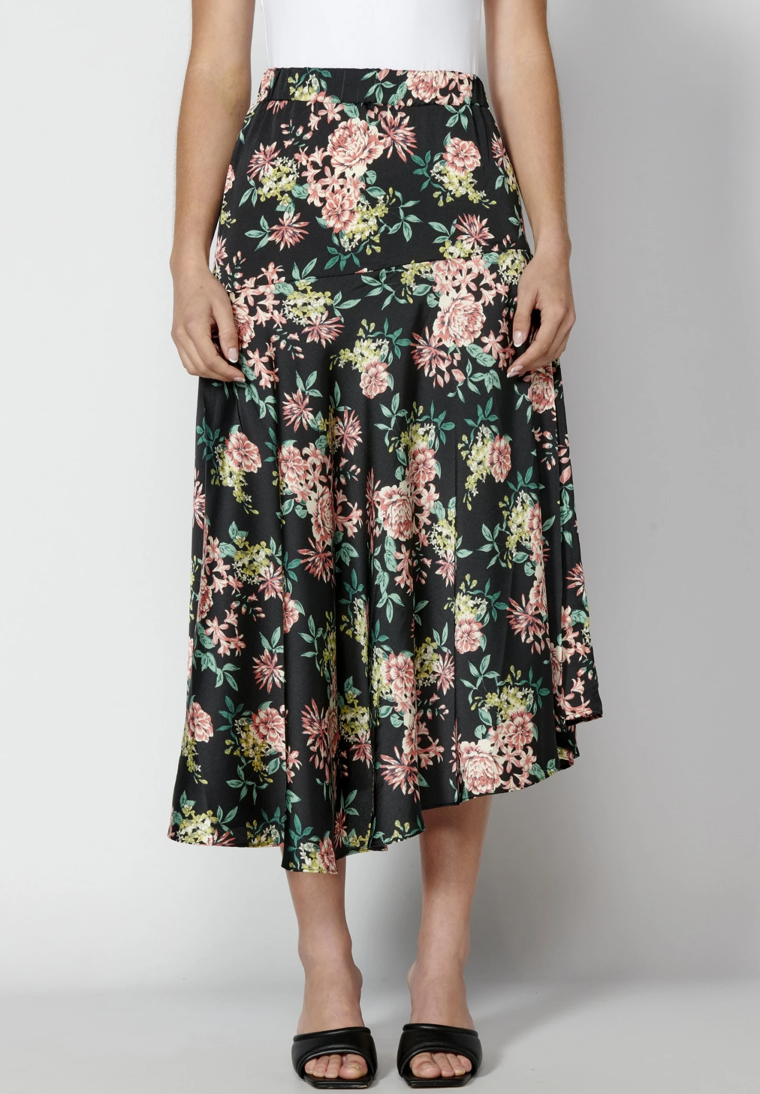 Koroshi Gonna A CampanaBlack Donna Gonne KOL21B028-Q11 3 Koroshi Gonna A CampanaBlack Donna Gonne KOL21B028-Q11