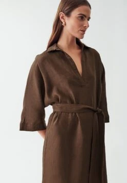 Calli Dom Abito A CamiciaChocolate Donna Vestiti CFY21C00F-O11 -Vendite ONLY df2ba0e6349749c09186b210c4d21ff4