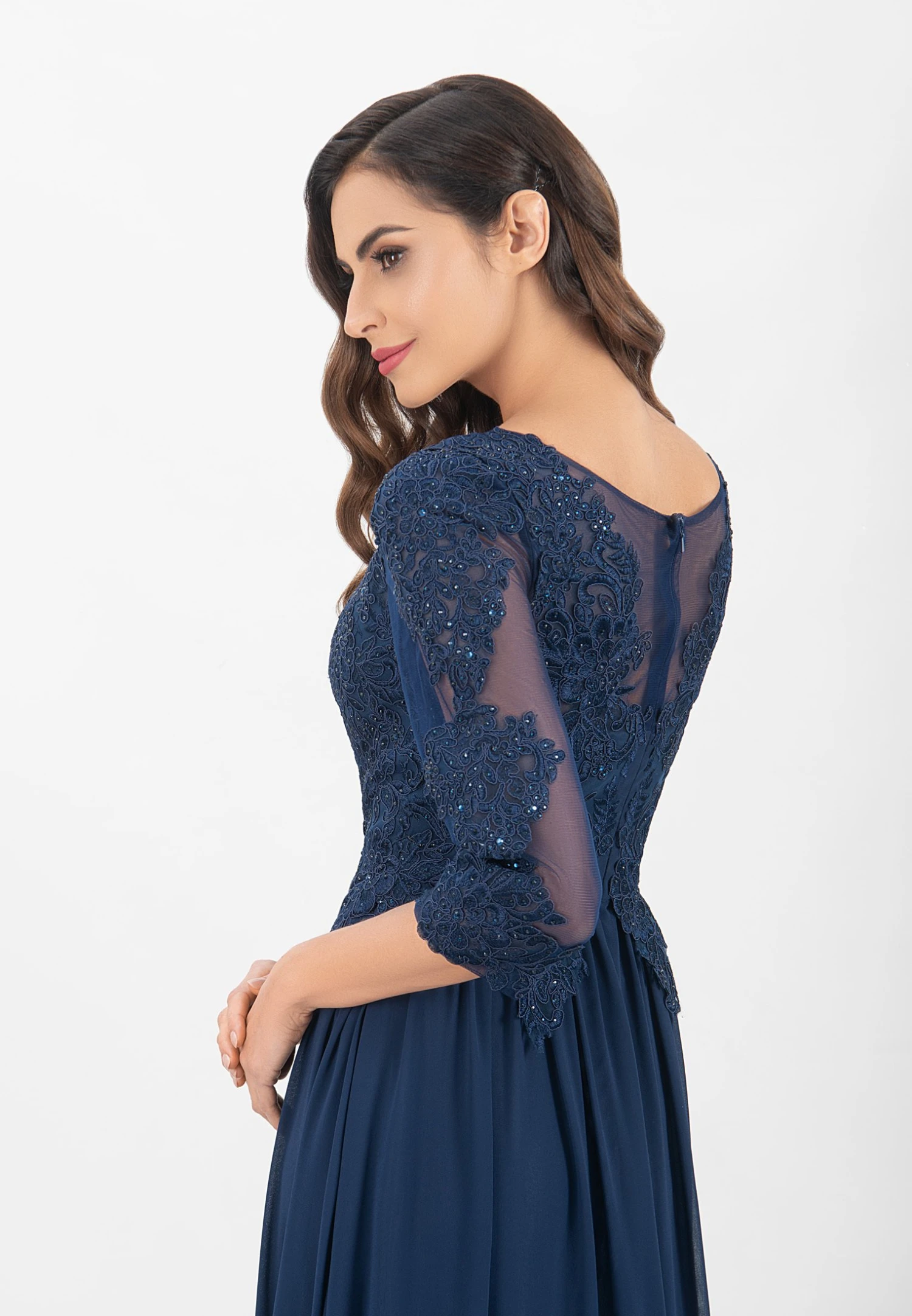 Nata EveningAbito Da SeraNavy Blue Donna Vestiti H5B21C01L-K11 7 Nata EveningAbito Da SeraNavy Blue Donna Vestiti H5B21C01L-K11 - immagine 5