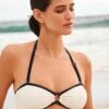 Next Bandeau Bikini TopBikini Pezzo SopraWhite Blue Contrast Donna Moda Mare NX381J0AH-A11 -Vendite ONLY e09d6d10c5bf47daaf147ab67c97fcd5