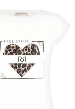 Rinascimento Cuore AnimalierT-Shirt Con StampaBianco Donna T-shirt E Top RI821D020-A11 -Vendite ONLY e19013abd02940ddbdef85abd63dd81d