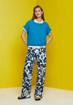 ESPRIT T-Shirt BasicDark Turquoise Donna T-shirt E Top ES121I1GV-K11 18 ESPRIT T-Shirt BasicDark Turquoise Donna T-shirt E Top ES121I1GV-K11 -Vendite ONLY e2094d9c250a465a9cce835d877452d6