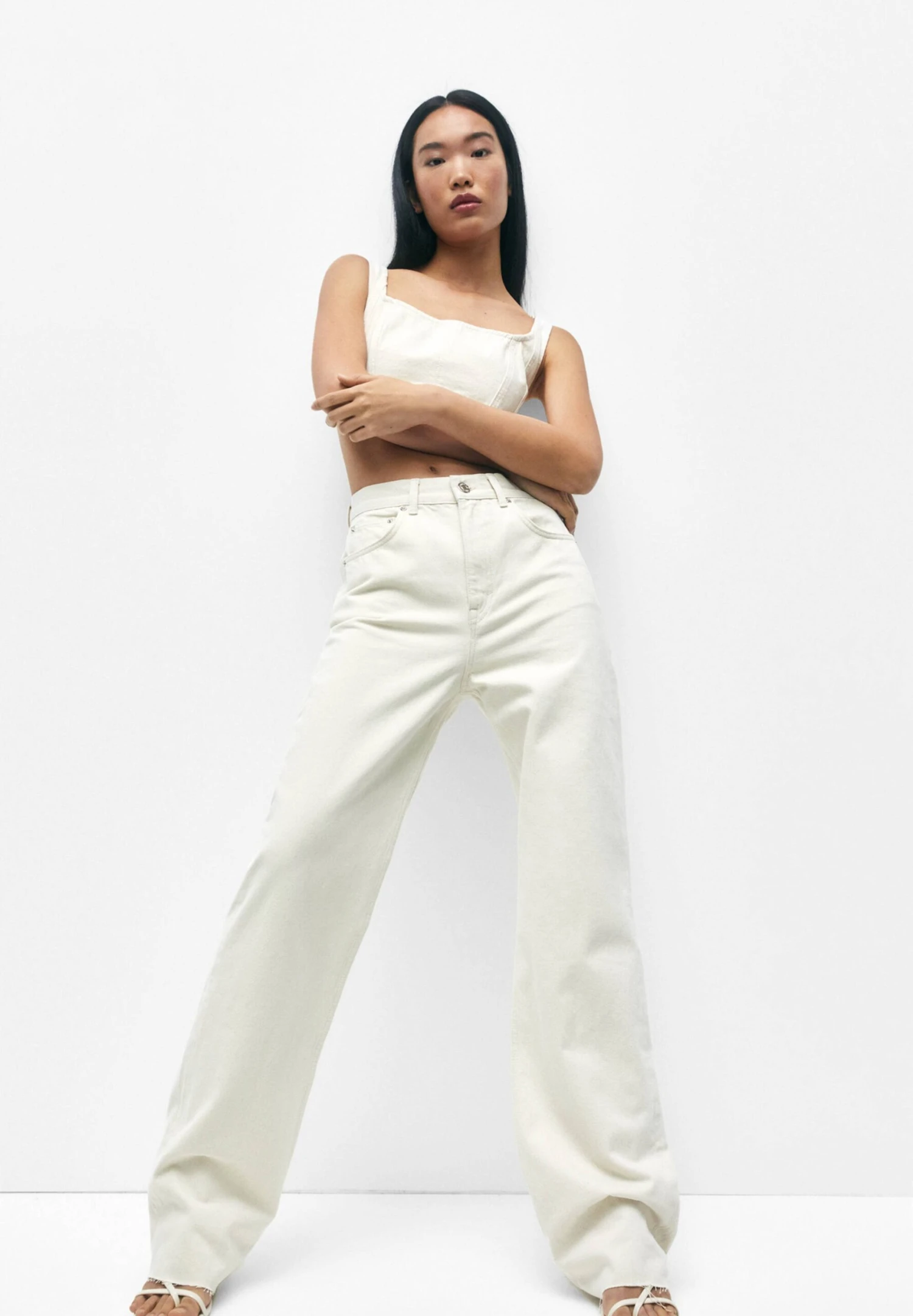 PULL & BEAR Jeans A SigarettaBeige Donna Jeans PUC21N0KW-B11 7 PULL & BEAR Jeans A SigarettaBeige Donna Jeans PUC21N0KW-B11 - immagine 6