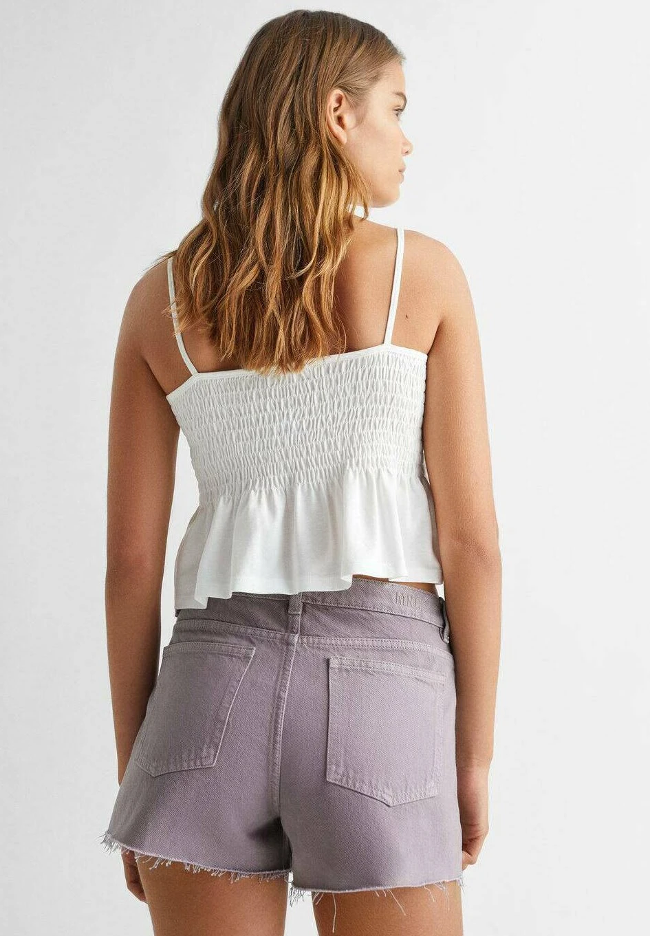 Mango Kids Shorts Di Jeans - Lilla 5 Mango Kids Shorts Di Jeans - Lilla - immagine 3