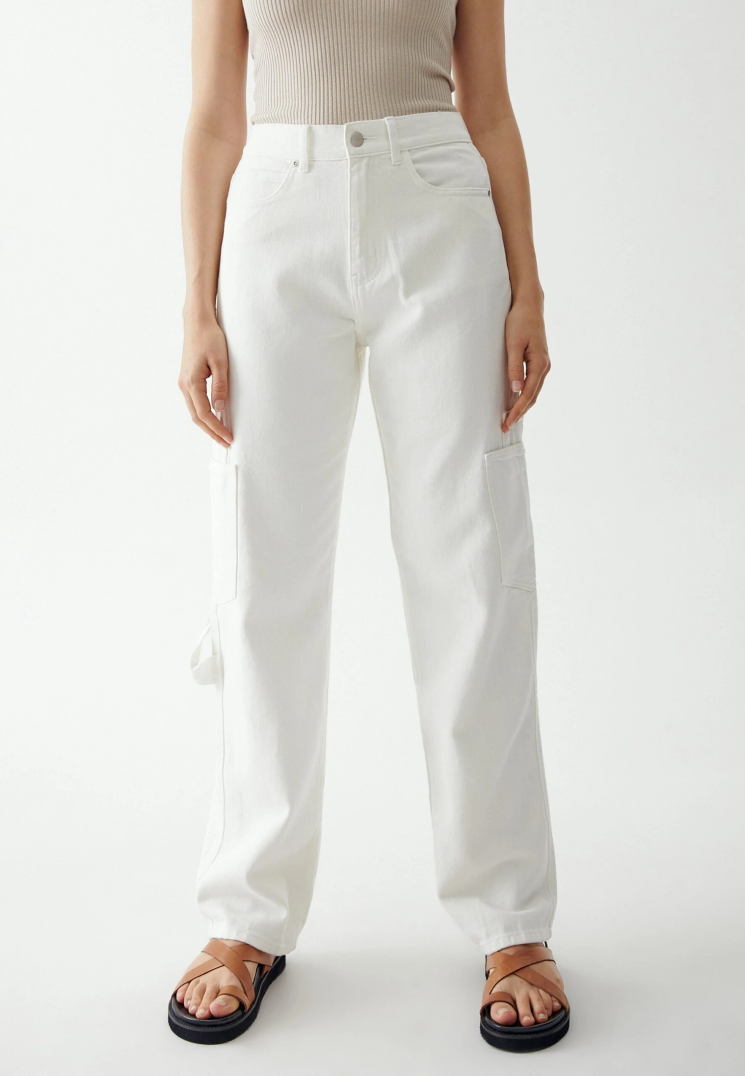 Calli CamJeans A SigarettaWhite Wash Donna Jeans CFY21N00J-A11 3 Calli CamJeans A SigarettaWhite Wash Donna Jeans CFY21N00J-A11