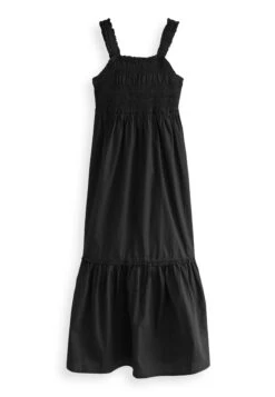 Next Cotton Maxi Shirred DressVestito EstivoBlack Donna Vestiti NX321C38U-Q13 -Vendite ONLY ea3b35ccd2a3466f9da9a79f4cb5107c