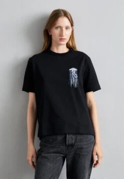 Holzweiler Kjerag Jellyfish TeeT-Shirt Con StampaBlack Donna T-shirt E Top HO021D02R-Q11