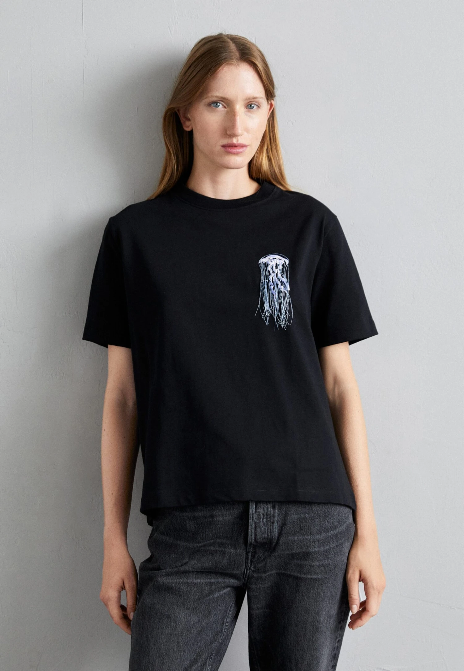 Holzweiler Kjerag Jellyfish TeeT-Shirt Con StampaBlack Donna T-shirt E Top HO021D02R-Q11 3 Holzweiler Kjerag Jellyfish TeeT-Shirt Con StampaBlack Donna T-shirt E Top HO021D02R-Q11