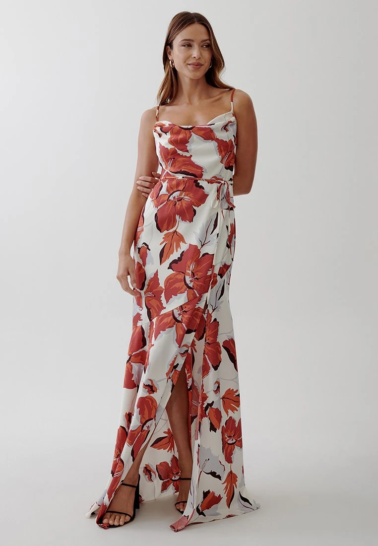 Tussah WinnieVestito LungoRed Oversized Floral Donna Vestiti TUQ21C0K9-A11 4 Tussah WinnieVestito LungoRed Oversized Floral Donna Vestiti TUQ21C0K9-A11 - immagine 2