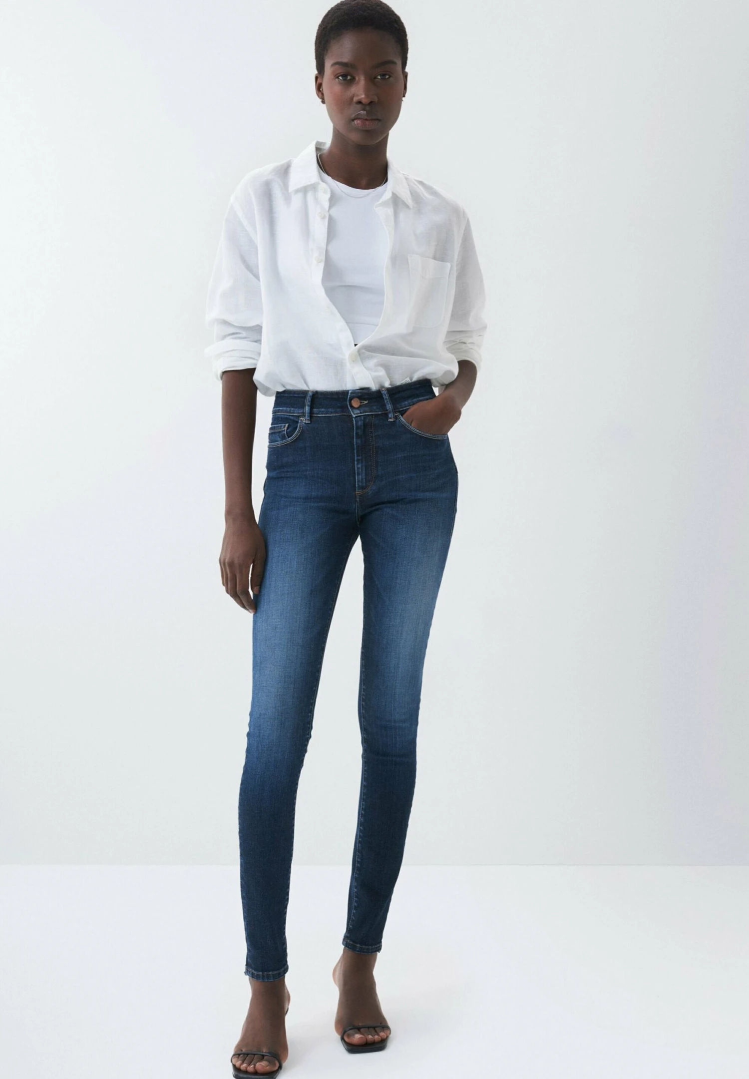 Destiny Jeans Skinny FitBlue Donna Jeans SZ021N0OE-K11 4 Destiny Jeans Skinny FitBlue Donna Jeans SZ021N0OE-K11 - immagine 2