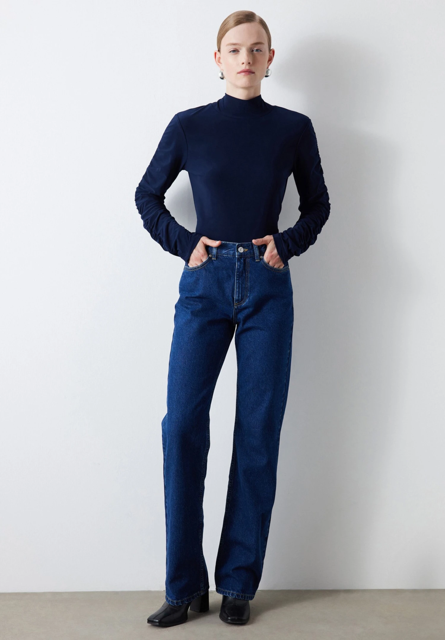 Ipekyol Jeans BaggyD Indigo Donna Jeans IP521N04Q-K11 4 Ipekyol Jeans BaggyD Indigo Donna Jeans IP521N04Q-K11 - immagine 2