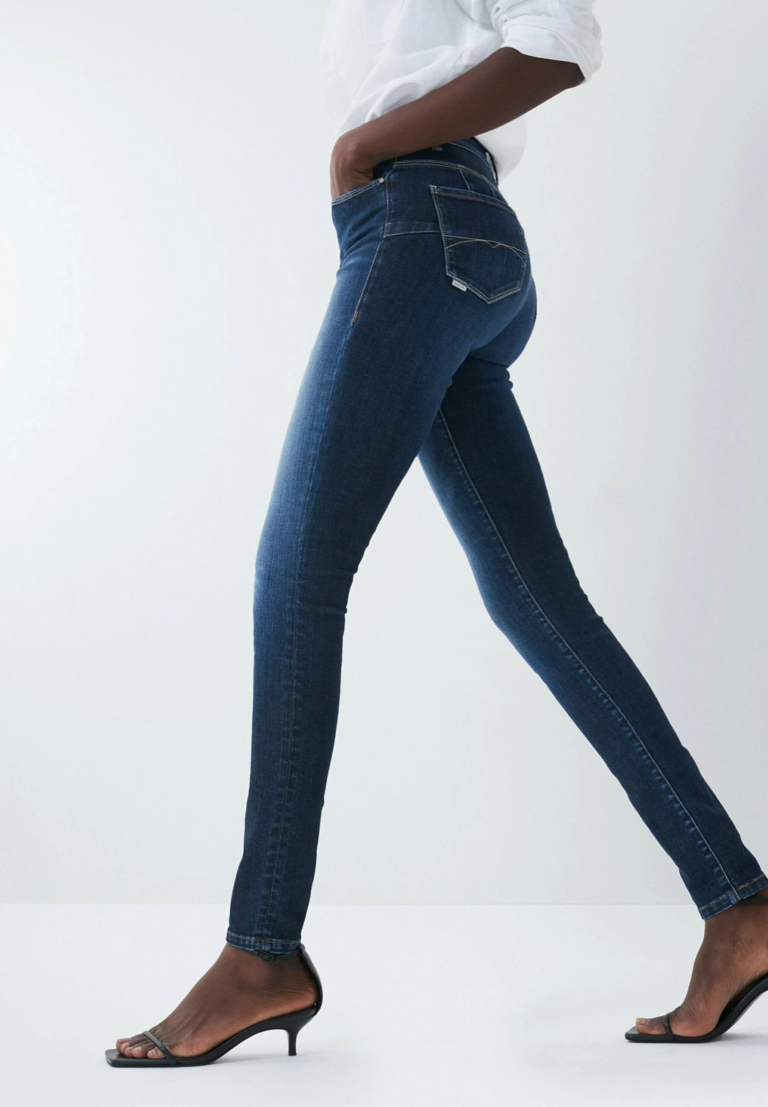 Destiny Jeans Skinny FitBlue Donna Jeans SZ021N0OE-K11 6 Destiny Jeans Skinny FitBlue Donna Jeans SZ021N0OE-K11 - immagine 4