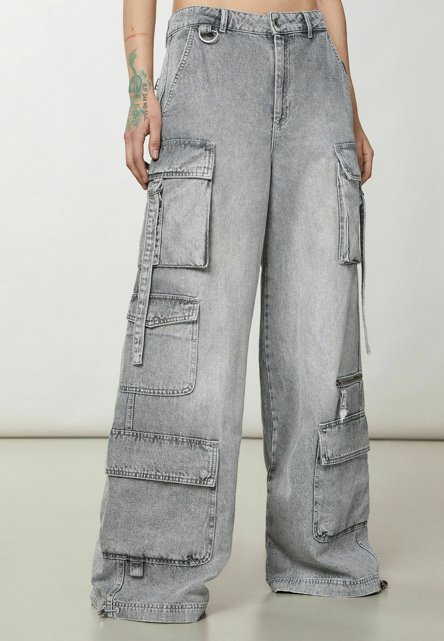 Patrizia Pepe Jeans A ZampaMineral Gray Wash Donna Jeans P1421N039-C11 3 Patrizia Pepe Jeans A ZampaMineral Gray Wash Donna Jeans P1421N039-C11