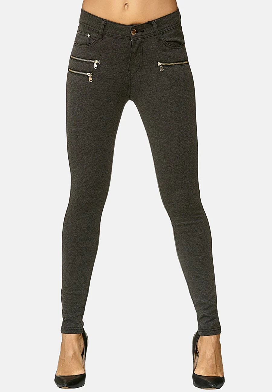 Jeggings - Grau 3 Jeggings - Grau