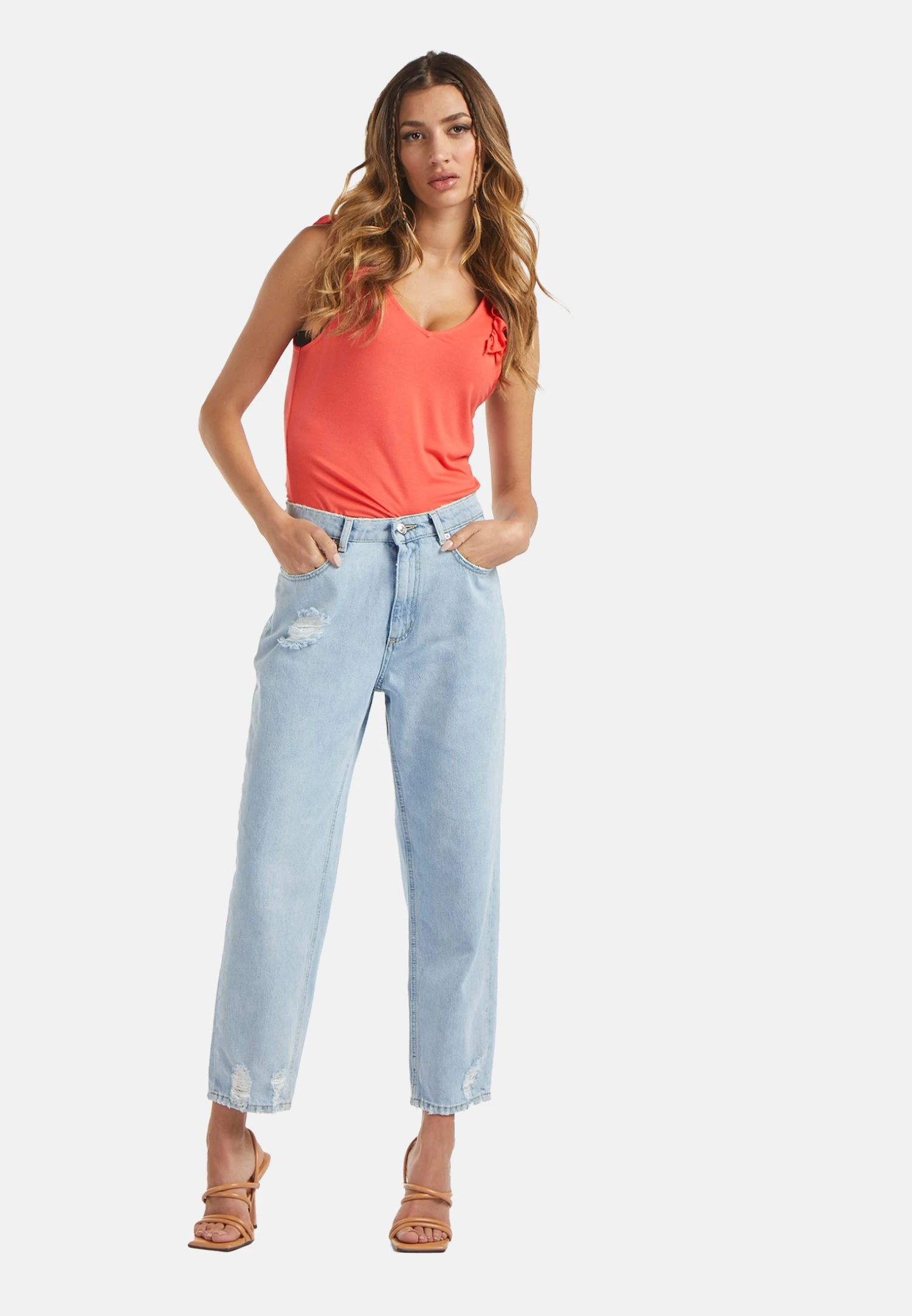 Jeans A SigarettaIndaco Donna Jeans F3Y21N00J-K11 4 Jeans A SigarettaIndaco Donna Jeans F3Y21N00J-K11 - immagine 2